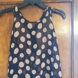 Polka dot top
